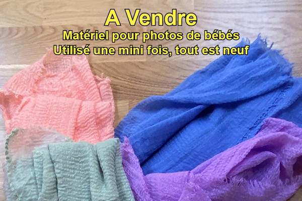 Matériel pour photos de bébé