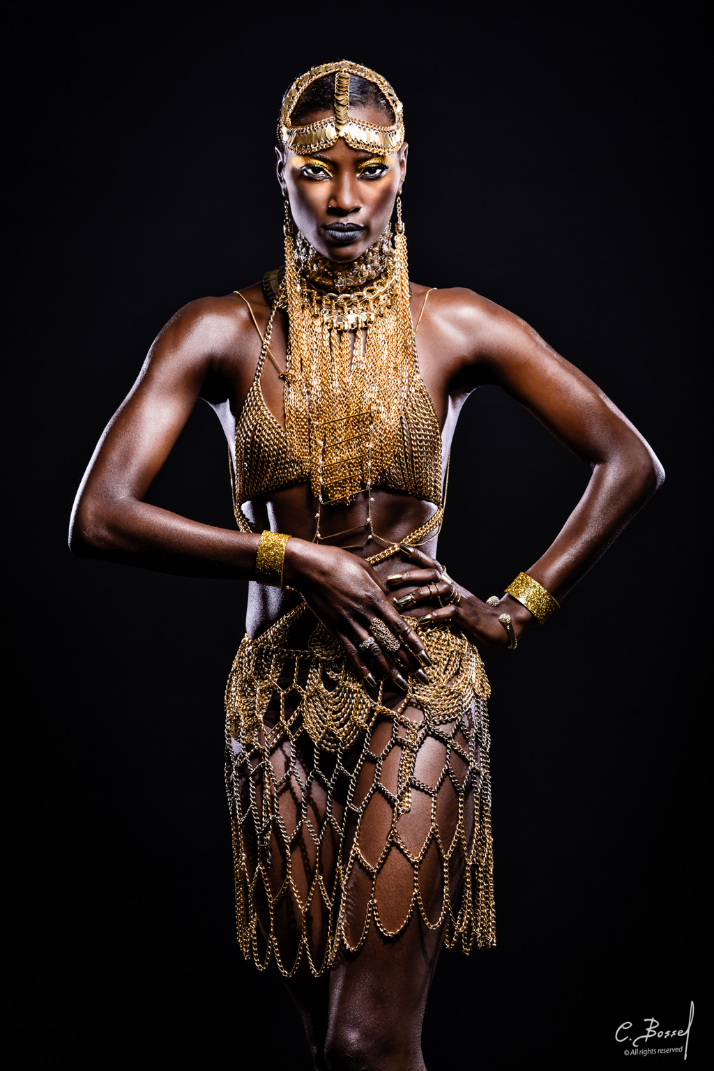 Fashion project with Naomie - New York, © Claude Bossel